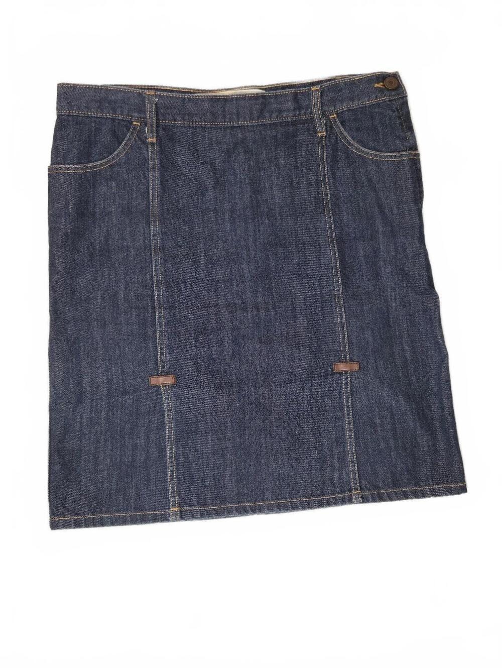 GAP Jeans Dark Blue Denim Skirt Size 10